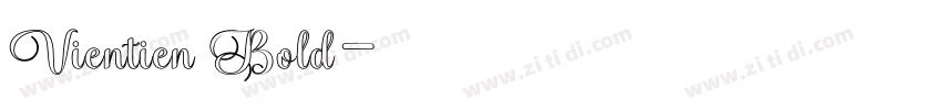Vientien Bold字体转换